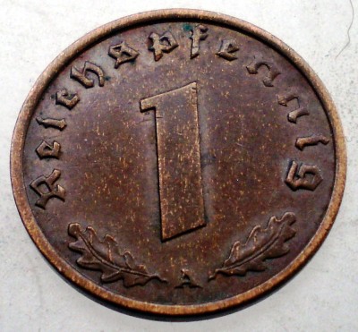 2.488 GERMANIA WWII 1 REICHSPFENNIG 1940 A foto