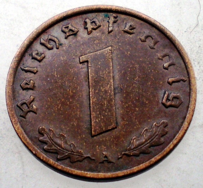 2.488 GERMANIA WWII 1 REICHSPFENNIG 1940 A