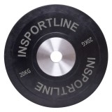 Greutate cauciucata inSPORTline Bumper Plate 20kg FitLine Training