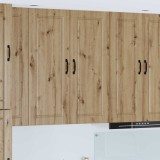 vidaXL Dulap de bucătărie cu raft Stejar Artizanal 40 x 31 x 100 cm 885474