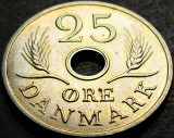 Cumpara ieftin Moneda 25 ORE - DANEMARCA, anul 1967 * cod 1296, Europa