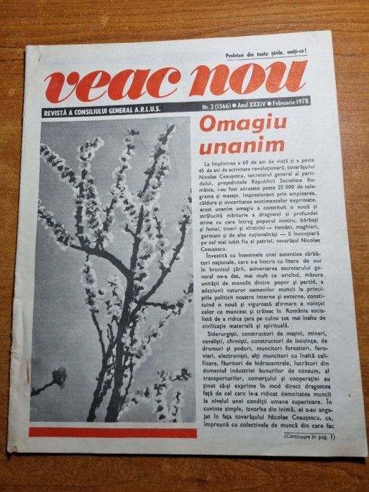 revista veac nou februarie 1978-triunghiul bermudelor