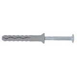 Diblu universal din nylon, cu surub, cu cap inecat, Friulsider TSS, 6 x 80 mm, set 5 bucati