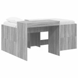 vidaXL Cadru de Pat cu Birou 2 pcs Stejar artizanal 80 x 160 cm 3422672