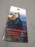 Cumpara ieftin PLIANT/BROSURA SAN MARINO 1997