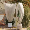 VidaXL Huse din fleece pentru protecția plantelor &icirc;mpotriva &icirc;nghețului 5 pcs 42021041