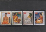 Polynesia 1999 - Arta, Pictori si Nudul in Tahiti , serie 4 valori, dantelate , MNH, Mi. 805-808