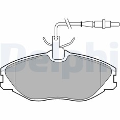 DELPHI LP986 set placute frana,frana disc