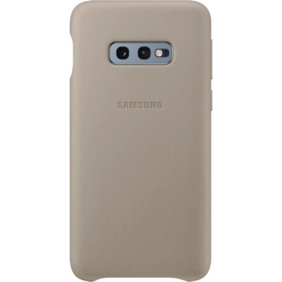 Husa Cover Leather Samsung pentru Samsung Galaxy S10e Gri foto