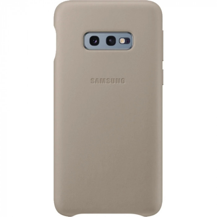 Husa Cover Leather Samsung pentru Samsung Galaxy S10e Gri