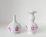 Cumpara ieftin Vaza si suport lumanare portelan Wallendorf W 1764, GDR, design Mid Century