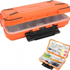 Fhing Tackle Box, Impermeabil Pescuit Accesorii Organizator Momeală Momeală Cârl