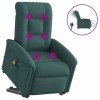 VidaXL Fotoliu electric masaj rabatabil / ridicare verde &icirc;nchis textil 3303290
