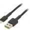 Cablu USB 2.0 Apple Lightning 1,2m Negru