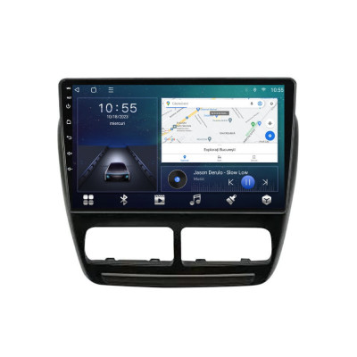 Navigatie dedicata cu Android Fiat Doblo 2010 - 2015, 2GB RAM, Radio GPS Dual foto