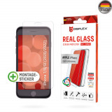Folie pentru iPhone 6 / 6S / 7 / 8 / SE 2, SE 2020 / SE 3, SE 2022, Displex Real Glass + Case, Clear