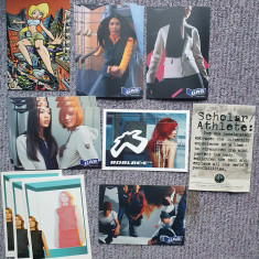 13 carti postale post cards moda fashion anii 1999-2000 GAS +, plus 4 poze bonus