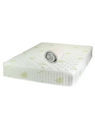Set Saltea cu arcuri impachetate individual Pocket Spring Milano, 140x200x24cm, fermitate mediu spre soft, sistem de aerisire perimetral, Saltex plus foto
