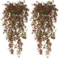 Set 2 Ramuri Plante Artificiale Aga?atoare de Iedera pentru Decor Exterior, 78 cm foto