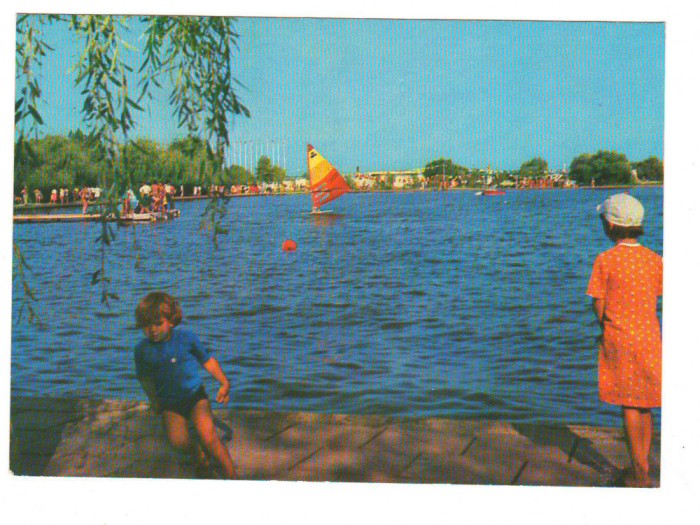 CPIB 18463 CARTE POSTALA - STATIUNEA NEPTUN. LACUL DE AGREMENT