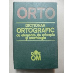 DICTIONAR ORTOGRAFIC CU ELEMENTE DE ORTOEPIE SI MORFOLOGIE CHISINAU 1991