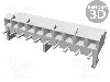 Conector pas semnal, 10 pini, pas pini 3.96mm, mama, MOLEX - 9484109