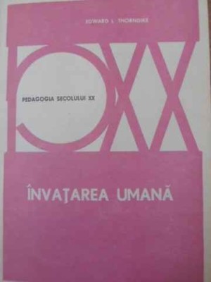 INVATAREA UMANA-EDWARD L. THORNDIKE-163033 foto