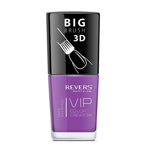 Lac de unghii Vip, 3D, Revers, mov, 12 ml, Nr 081 - mat