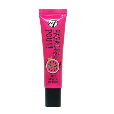 Ruj de buze cu efect metalic, W7, Paradise Pout Juicy, Juicy Watermelon, 13 ml foto