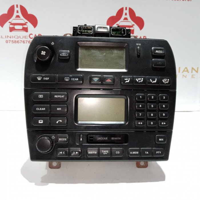 Radio cu panou control clima Jaguar X-Type 2002 1X4318K876AB