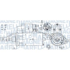 Electromotor Audi A4 B5 (8d2), A4 B5 Avant (8d5), A4 B6 (8e2), A4 B6 Avant (8e5), A4 B6 Convertible (8h7), A4 B7 (8ec), A4 B7 Avant (8ed), A6 C5 (4b2