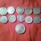 Lot 11 Monede argint Romania defecte , cca.30g pt topit