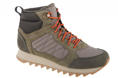 Pantofi de trekking Merrell Alpine Sneaker Mid PLR WP 2 J004291 verde foto