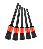 Set de curatare pentru interiorul masinii, Zola&reg;,5 pensule si o carpa, dimeniuni diferite