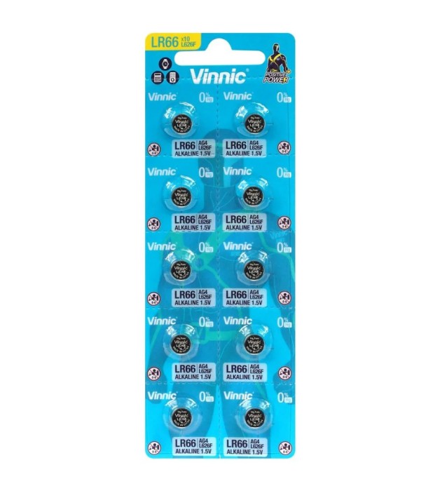 Vinnic G4 / AG4 / L626 / SR626 / 377 / 37 1.5V Alcalin baterie plata pentru ceas-Conținutul pachetului 1x Blister