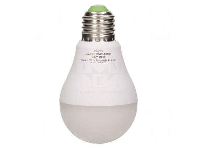 Lampă LED E27 7W 4000K 825lm