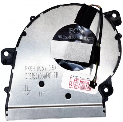 Cooler placa video Laptop, Lenovo, Flex 6-14IKB Type 81EM Type 81EK, 81FQ, DFS150705AF0T, FKGH, BAZA0605R5H-005, discrete graphics, 5V, 0.5A, GPU foto