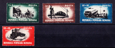 TSV % - 1948 LP 245 MUNCA IN COMUNICATII MNH/** LUX foto