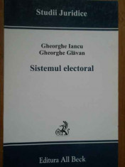 Sistemul Electoral - Gh. Iancu Gh. Glavan ,281712 foto