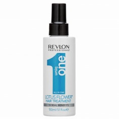 Revlon Professional Uniq One Lotus Flower Hair Treatment spray pentru intarire, fara clatire pentru par deteriorat 150 ml foto