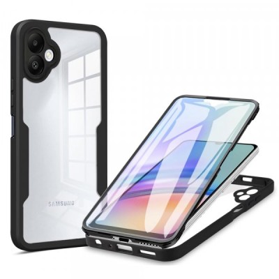 Husa pentru Samsung Galaxy A05 A055, Techsuit, ColorVerse 360, Neagra foto
