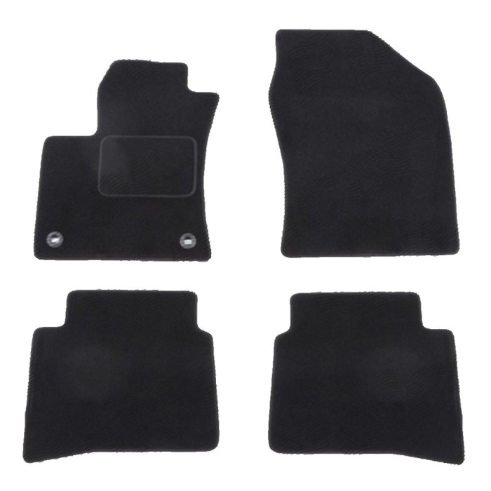Set covorase auto mocheta Velor TOYOTA PRIUS (XW50), 01.2016-11.2022, negru,