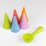 Forme pentru nisip, Set 6 buc, Inghetata la cornet, Multicolor, CMCLASS