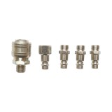 Set 5 cuple rapide 1/4 pentru furtun aer comprimat si scule pneumatice