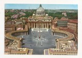 FA53-Carte Postala- ITALIA - Roma, Piazza S. Pietro, necirculata 1968