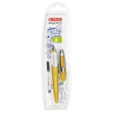 Stilou My.Pen penita L galben mustar/alb - blister, Herlitz