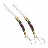 Cumpara ieftin Set doua cutite model Spaniol DEPOX&reg;, Breloc, 18 cm