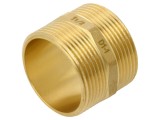 Niplu tată-tată hexagonal alamă CW617N GEBO 280-8BR - Termo&icirc;mbinare durabilă
