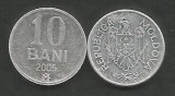 MOLDOVA 10 BANI 2005 [1] VF + , livrare in cartonas, Europa, Aluminiu