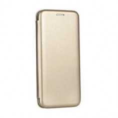 Husa Huawei Y5 2018 Flip Cover Tip Carte Magnetica Gold OEM foto